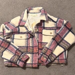 NWT Saltwater LUXE Cozy Plaid Jacket - XS